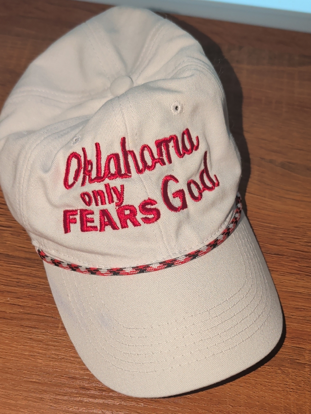 Kenneth Murray Oklahoma Only Fears God Hat Adjustable White